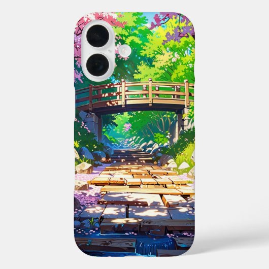 Coques Case-Mate iPhone Pont couvert de fleurs (Verso)