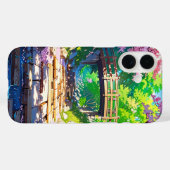 Coques Case-Mate iPhone Pont couvert de fleurs (Verso (horizontal))