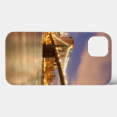 Coques Case-Mate iPhone Pont de Brooklyn et Manhattan la nuit (Verso (horizontal))