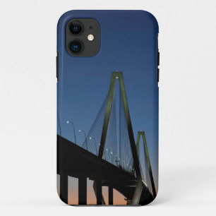 Coques Pour iPhone Pont de Jr. d'Arthur Ravenel au crépuscule
