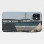 Coques Case-Mate iPhone Pont de Mackinac (Dos (Horizontal))