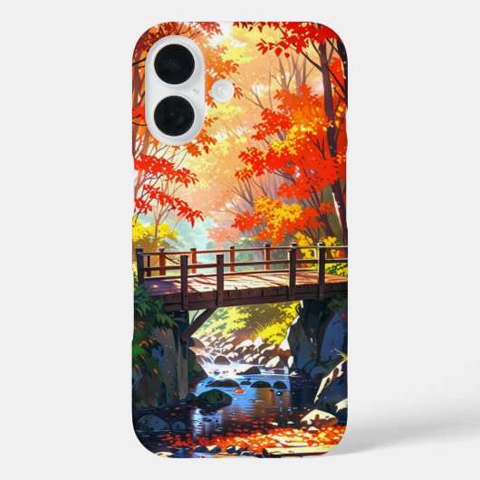 Coques Case-Mate iPhone Pont forestier d'automne (Verso)