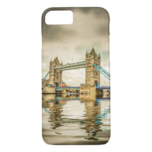 Coques Case-Mate iPhone Pont Londres Angleterre de tour d'art moderne (Dos)