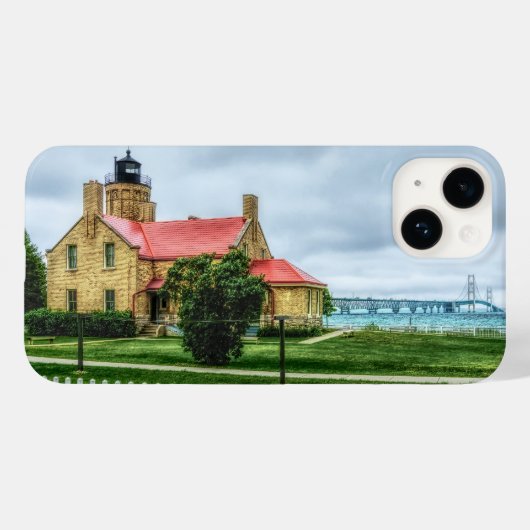 Coques Case-Mate iPhone Pont Mackinac (Verso (horizontal))