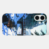 Coques Case-Mate iPhone Pont neigeux en hiver (Verso (horizontal))