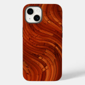 Coques Case-Mate iPhone Pont Soleil - Pin Rouge En Bois (Verso)