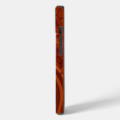 Coques Case-Mate iPhone Pont Soleil - Pin Rouge En Bois (Verso / Gauche)