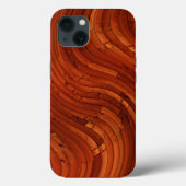 Coques Case-Mate iPhone Pont Soleil - Pin Rouge En Bois (Verso)