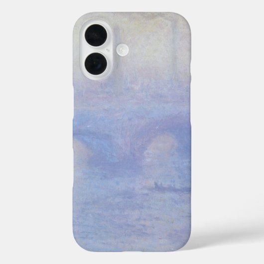 Coques Case-Mate iPhone Pont Waterloo, effet Mist par Claude Monet (Verso)
