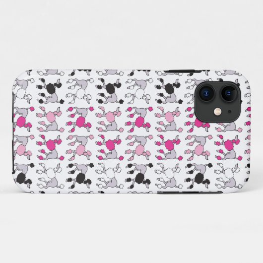 Coques Case-Mate iPhone POODLE CHAOS rose (Dos (Horizontal))