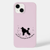 Coques Case-Mate iPhone Poodle Chien Plaisanter Encre Abstraite Splatter D (Verso)