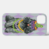 Coques Case-Mate iPhone Poodle de Jouet Mardi Gras (Verso (horizontal))