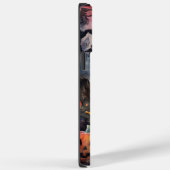 Coques Case-Mate iPhone Poodle d'Halloween avec citrouilles effrayant (Verso / Droite)