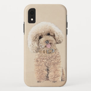 Case-Mate iPhone Case Poodle Miniature Toy Apricot Crème Chien Brown Art
