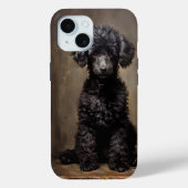 Coques Case-Mate iPhone Poodle noir (Verso)