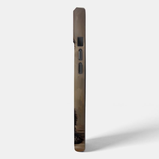 Coques Case-Mate iPhone Poodle noir (Verso / Gauche)