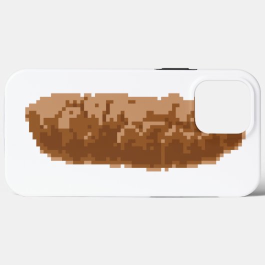 Coques Case-Mate iPhone Poop à 8 bits (Verso (horizontal))