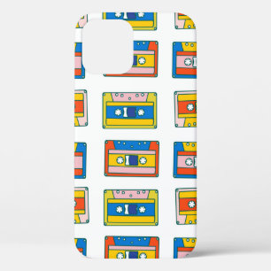 Case-Mate iPhone Case Pop art 90s sans couture motif de cassettes de mus