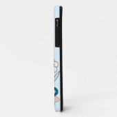 Coques Case-Mate iPhone Pop art basique pastel fleurs champ (Dos/Gauche)