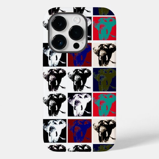 Coques Case-Mate iPhone Pop Art Elephants (Verso)