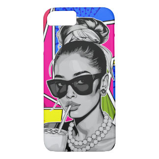 Case-Mate iPhone Case Pop Art Retrô Mulher Fashion Preto e Branco 