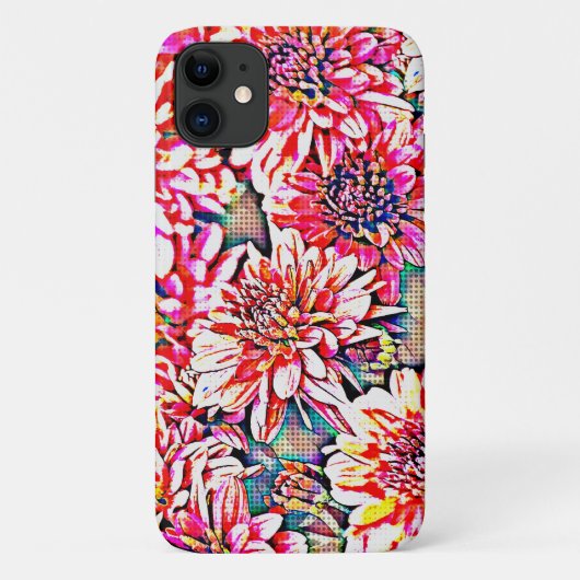 Coques Case-Mate iPhone Pop Art rose Fleurs Floral Téléphone Case (Dos)