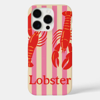 Coques iPhone 16 Pro Pop de homard Gras Crustacés sur les bandes de bon