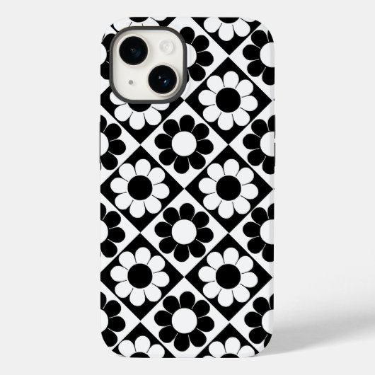 Coques Case-Mate iPhone Pop flower Power Squares (Verso)