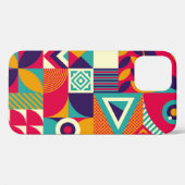 Coques Case-Mate iPhone Pop formes géométriques abstraites, motif transpar (Verso (horizontal))