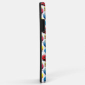 Coques Case-Mate iPhone Pop Skuls rose rouge bleu jaune (Dos/Droite)