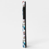 Coques Case-Mate iPhone Pop Skuls rose rouge bleu jaune (Dos/Gauche)