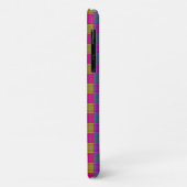 Coques Case-Mate iPhone Pop Tartan rose Bubblegum, (Dos/Gauche)