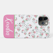 Coques Case-Mate iPhone Pop Watercolor Pastèque et Crème Glacée d'Été (Dos (Horizontal))