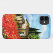 Coques Case-Mate iPhone POPIES EN TOSCANE / Paysage avec champs de fleurs (Dos (Horizontal))