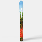 Coques Case-Mate iPhone POPIES EN TOSCANE / Paysage avec champs de fleurs (Verso / Gauche)