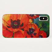 Coques Case-Mate iPhone Poppie Orientale Colorée (Dos (Horizontal))