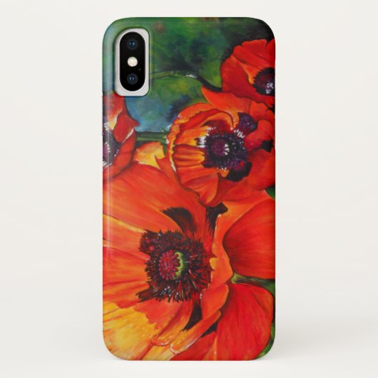 Coques Case-Mate iPhone Poppie Orientale Colorée (Dos)