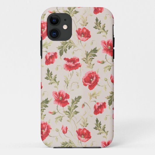 Coques Case-Mate iPhone Poppies (Dos)