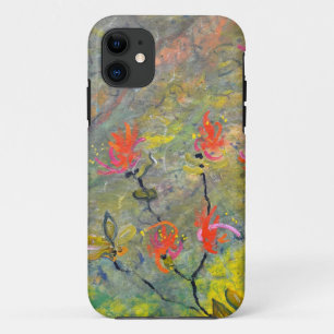 Coque iPhone 11 Poppies Abstraites