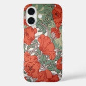 Coques Case-Mate iPhone Poppies Art Nouveau (Verso)