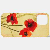 Coques Case-Mate iPhone Poppies d'aquarelle (Verso (horizontal))