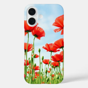 Coques iPhone 16 Poppies d'été