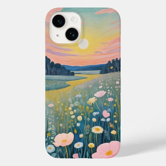 Coques Case-Mate iPhone Poppies du coucher de soleil (Verso)