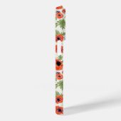 Coques Case-Mate iPhone Poppies Orange Floral Pattern (Verso / Droite)