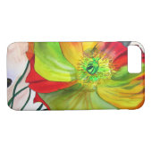 Coques Case-Mate iPhone Poppy Art macro poppy (Dos (Horizontal))