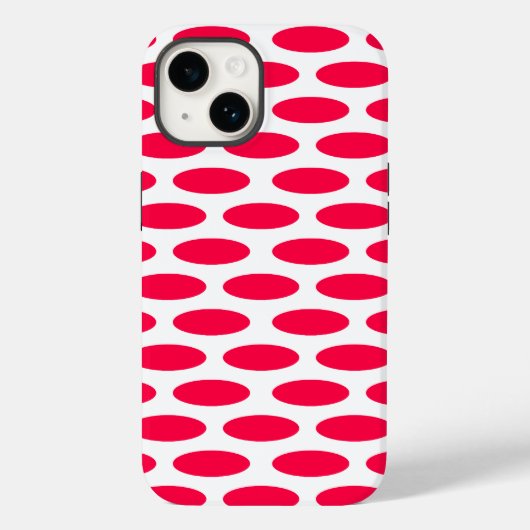 Coques Case-Mate iPhone Poppy Modern Oval à Emporiomoffa (Verso)
