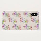 Coques Case-Mate iPhone Poppyes motif floral. Coquelicot. (Dos (Horizontal))