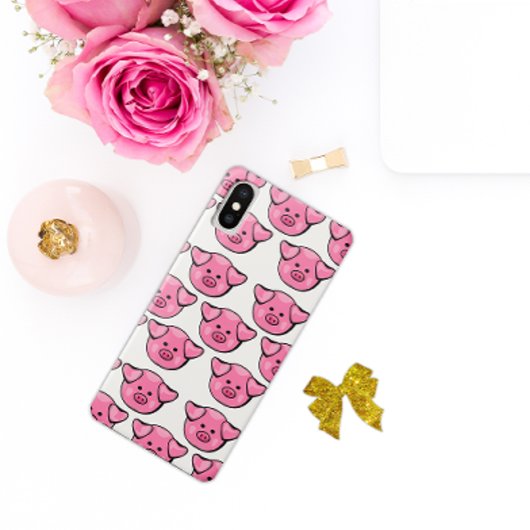Coques Case-Mate iPhone Porcs roses mignons