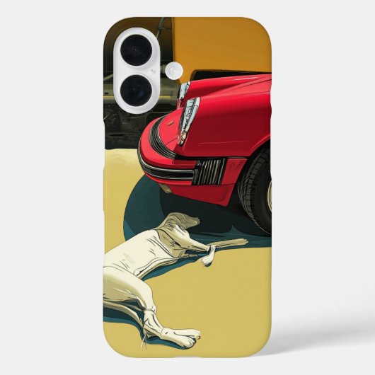Coques Case-Mate iPhone Porsche et chien (Verso)