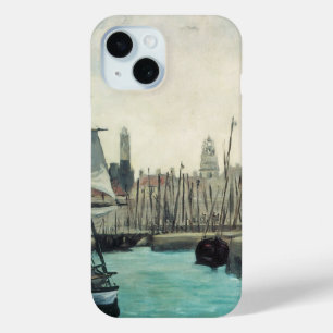 Coque Pour iPhone 15 Port de Calais par Manet, Impressionnisme Vintage 